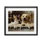 Stupell Industries Bath Buddies Cat & Dog Framed Print Under Glass, design by Shawna Stewart